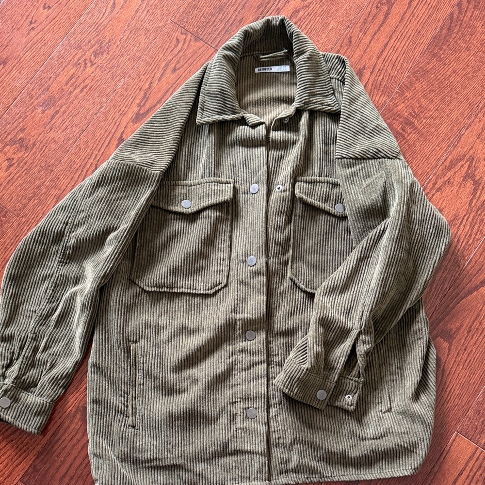 Olive Corduroy Jacket